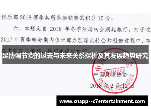 足协调节费的过去与未来关系探析及其发展趋势研究 足协调节费的过去与未来关系探析及其发展趋势研究